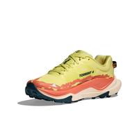 Trailrunningschuh HOKA ONE ONE "TORRENT 4", Damen, Gr. 36,5, gelb (yuzu, felds), Synthetik, Textil, Schuhe, Trailrunningschuh, hoher Dämpfungsgrad, atmungsaktives Obermaterial (26656669-36,5) yuzu, fe