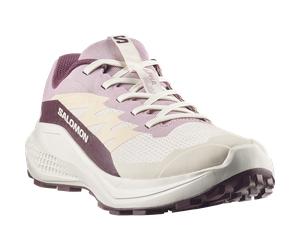 Trailrunningschuh SALOMON "ALPHAGLIDE", Damen, Gr. 40, tapioca, dawn pink, huckleberry, Synthetik, Textil, Schuhe (92380605-40) tapioca, dawn pink, huckleberry