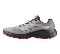 Trailrunningschuh SALOMON "ALPHAGLIDE", Herren, Gr. 46, grau (cloudburst, schwarz, fiery rot), Synthetik, Textil, Schuhe (87991122-46) cloudburst, schwarz, fiery rot