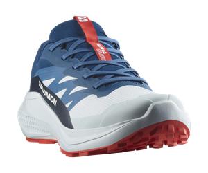 Trailrunningschuh SALOMON "ALPHAGLIDE", Herren, Gr. 47, blau (ballad blau, dunkelblau, fiery rot), Synthetik, Textil, Schuhe, wasserdicht (15890404-47) ballad blau, dunkelblau, fiery rot