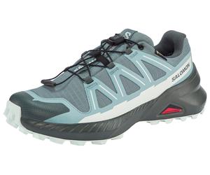 Trailrunningschuh SALOMON "SPEEDCROSS PEAK GTX W", Damen, Gr. 43, transparent (trooper, tourmaline, clearly aqua), Synthetik, Textil, Schuhe, wasserdicht (52341159-43) trooper, tourmaline, clearly aqu