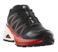 Trailrunningschuh SALOMON "SPEEDCROSS PEAK", Herren, Gr. 48, schwarz (schwarz, asphalt, fiery rot), Synthetik, Textil, Schuhe, für mehr Grip (63291101-48) schwarz, asphalt, fiery rot