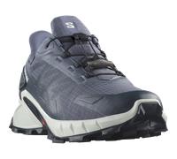 Trailrunningschuh SALOMON "SUPERCROSS 4 GORE-TEX", Herren, Gr. 44, grau (carbon), Textil, Schuhe, wasserdicht, Trailrunningschuhe (10246452-44) carbon