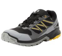 Trailrunningschuh SALOMON "XA FLYER GORE-TEX", Herren, Gr. 42,5, schwarz (schwarz, castlerock, powder giallo), Synthetik, Textil, Schuhe, wasserdicht (59066065-42,5) schwarz, castlerock, powder giallo