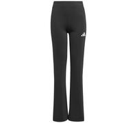 Train Essentials 3-Stripes Flared Mädchen Tights, schwarz, Gr. 140