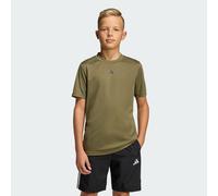 Train Essentials Logo Regular Fit Kids T-Shirt Olive Strata / Black 128