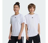 adidas Unisex Kinder Train Essentials Logo Regular Fit T-Shirt Junior, White/Black, 15-16 Years