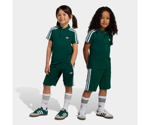 Trainingsanzug ADIDAS ORIGINALS "POLO TEE SET", Jungen, Gr. 128, collegiate grün, Obermaterial: 100% Baumwolle. Obermaterial Hose: 70% Baumwolle, 30% Polyester, Sportanzüge Trainingsanzug (40764367-12