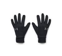 Trainingshandschuhe UNDER ARMOUR "STORM LINERS", Herren, Gr. XL, schwarz (schwarz, pitch gray), Obermaterial: 85% Polyester, 10% Elasthan, 3% sonstige Fasern, 2% Lederimitat, Handschuhe, aus Ultraweic