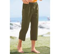 Trainingshose CLASSIC, Herren, Gr. 48, Normalgrößen, grün (khaki), 100% Baumwolle, unifarben, 3/4-Länge, Hosen Trainingshose (567236-48) khaki