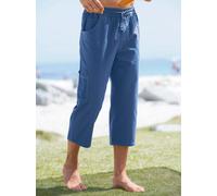 Trainingshose CLASSIC, Herren, Gr. 60, Normalgrößen, blau (blau, stone, washed), 100% Baumwolle, unifarben, 3/4-Länge, Hosen Trainingshose (567292-60) blau, stone, washed