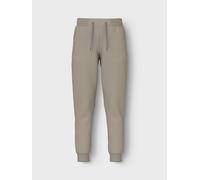 Trainingshose NAME IT "NKMHONK BRU SWE PANT NOOS", Jungen, Gr. 122, N-Gr, beige (pure cashmere), Web, Obermaterial: 95% Baumwolle, 5% Elasthan, unifarben, regular fit knöchellang, Hosen Trainingshose 