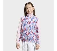 Trainingsjacke ADIDAS ORIGINALS "ADIDAS ORIGINALS X LIBERTY LONDON TRACK", Mädchen, Gr. 164, bunt (clear pink), Obermaterial: 100% Polyester, Jacken Trainingsjacke (82172625-164) clear pink