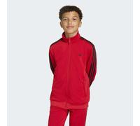 Trainingsjacke ADIDAS ORIGINALS "FIREBIRD LO TT", Mädchen, Gr. 128, better scarlet, schwarz, Obermaterial: 100% Polyester, Jacken Trainingsjacke (75098743-128) better scarlet, schwarz
