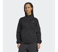 Trainingsjacke ADIDAS SPORTSWEAR "ADIDAS Z.N.E", Damen, Gr. L, schwarz, Obermaterial: 57% Polyester, 43% Baumwolle, Jacken Trainingsjacke (97044539-L) schwarz