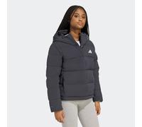 Trainingsjacke ADIDAS SPORTSWEAR "HELIONIC CLIMAWARM MIT KAPUZE", Damen, Gr. L, schwarz, Obermaterial: 100% Polyester. Wattierung: 80% Entendaune, 20% Federn, Jacken Trainingsjacke, Winterjacke Damen