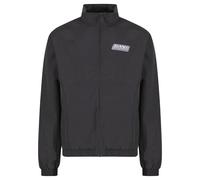 Trainingsjacke KARL KANI "Karl Kani Sport Patch Essential Trackjacket", Herren, Gr. XL, schwarz, 100% Polyamid, mehrfarbig, normal, amerikanischer Ausschnitt, Jacken Trainingsjacke (35566167-XL) schwa