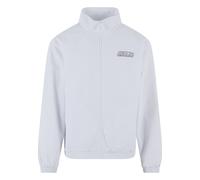 Trainingsjacke KARL KANI "Karl Kani Sport Patch Essential Trackjacket white", Herren, Gr. S, weiß, 100% Polyamid, mehrfarbig, normal, amerikanischer Ausschnitt, Jacken Trainingsjacke (97617711-S) weiß