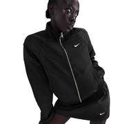 Trainingsjacke NIKE SPORTSWEAR "W NSW NK WR POLY KNIT JKT", Damen, Gr. M, schwarz, weiß, Interlock, Obermaterial: 96% Polyester, 4% Elasthan, unifarben, Basic normal, Bündchen, Jacken Trainingsjacke,
