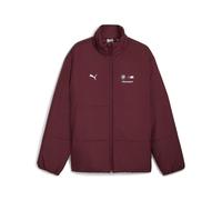 Trainingsjacke PUMA "BMW M Motorsport Essentials Pufferjacke Herren", Damen, Gr. L, rot (ruby shimmer rot), Obermaterial: 100% Polyester; Futter: 100% Polyester; Taschenfutter: 100% Polyester; Füllung