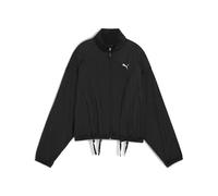 Trainingsjacke PUMA "DARE TO Oversized Gewebte Jacke Damen", Damen, Gr. M, schwarz, Obermaterial: 100% Nylon; Seitentasche - Oben: 100% Polyester, Jacken Trainingsjacke (58252043-M) schwarz