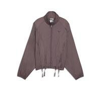 PUMA DARE TO Oversized Gewebte Jacke Damen, Kleidung, Lila, S Purple