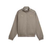 Trainingsjacke PUMA "Porsche Legacy Lifestyle Jacke Herren", Herren, Gr. L, beige (mouse gray beige), Obermaterial: 100% Baumwolle. Futter: 100% Polyester. Füllung: 100% Polyester. Rippe: 2% Elasthan,