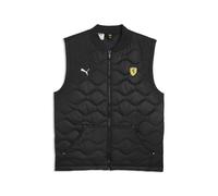 Trainingsjacke PUMA "Scuderia Ferrari Premium Weste Herren", Herren, Gr. XL, schwarz, Obermaterial: 100% Polyester. Futter: 100% Polyester. Füllung: 100% Polyester. Rippe: 94% Baumwolle, 6% Elasthan,