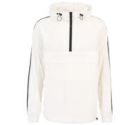 Trainingsjacke URBAN CLASSICS "Urban Classics Herren Crinkle Nylon Pull Over Jacket", Herren, Gr. M, weiß (weiß, schwarz), 100% Polyamid, unifarben, normal, ohne Ausschnitt, Jacken Trainingsjacke (778