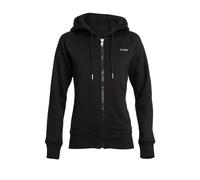 Trainingsjacke WINSHAPE "Hoodie-Jacke J005", Damen, Gr. L, schwarz, 65% Polyester, 35% Baumwolle, ohne Ausschnitt, Jacken Trainingsjacke, Street Style (11815961-L) schwarz