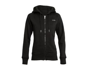 Trainingsjacke WINSHAPE "Hoodie-Jacke J005", Damen, Gr. XL, schwarz, 65% Polyester, 35% Baumwolle, ohne Ausschnitt, Jacken Trainingsjacke, Street Style (11815961-XL) schwarz