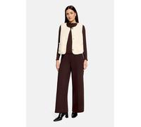 Trainingsleibchen CARTOON "Damen mit aufgesetzten Taschen", Damen, Gr. 40, beige (weiß swan), Obermaterial: 100% Polyester, figurumspielend normal, Rundhals, Shirts (30869733-40) weiß swan