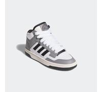 Trainingsschuh ADIDAS SPORTSWEAR "RAPID COURT MID", Kinder, Gr. 39, schwarz-weiß (grau three, core schwarz, ftwr weiß), Leder, Synthetik, Schuhe, Sneaker, Schnürboots, Winterschuhe, für Kinder & Jugen