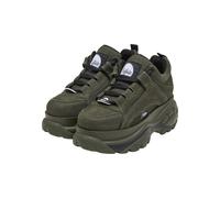 Trainingsschuh BUFFALO "Buffalo 1339-14 -", Damen, Gr. 38, khaki, schwarz, Kunstfaser, unifarben, Schuhe (95431745-38) khaki, schwarz