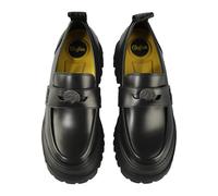 Trainingsschuh BUFFALO "Buffalo ASPHA LOAFER COIN", Damen, Gr. 40, schwarz, Polyurethan, unifarben, Schuhe (25454409-40) schwarz