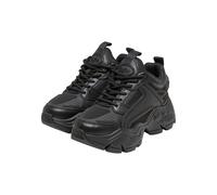 Trainingsschuh BUFFALO "Buffalo BINARY ATHENA - VEGAN NAPPA/MESH", Damen, Gr. 40, schwarz, Kunstfaser, unifarben, Schuhe (46505755-40) schwarz