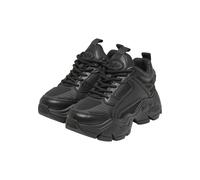 Trainingsschuh BUFFALO "Buffalo BINARY ATHENA - VEGAN NAPPA/MESH", Damen, Gr. 42, schwarz, Kunstfaser, unifarben, Schuhe (46505755-42) schwarz
