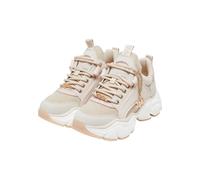 Trainingsschuh BUFFALO "Buffalo BINARY GLAM", Damen, Gr. 39, beige, pink, Polyurethan, Schuhe (22079735-39) beige, pink