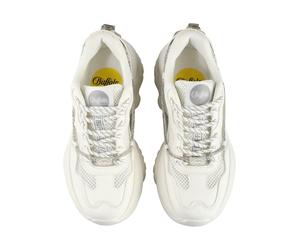 Trainingsschuh BUFFALO "Buffalo BLISS LUXE", Damen, Gr. 40, weiß, silber, Schuhe (50572705-40) weiß, silber