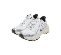 Trainingsschuh BUFFALO "Buffalo Buffalo CLD RUN JOG", Damen, Gr. 41, weiß, silber, schwarz, Kunstfaser, Schuhe (15154609-41) weiß, silber, schwarz