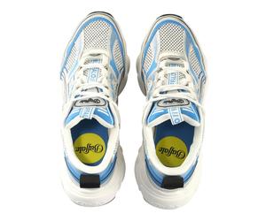 Trainingsschuh BUFFALO "Buffalo Buffalo CLD Run JOG - Vegan Nappa/Mesh", Damen, Gr. 37, silber, weiß, blau, Kunstfaser, unifarben, Schuhe (67305210-37) silber, weiß, blau