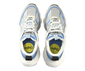 Trainingsschuh BUFFALO "Buffalo Buffalo CLD Run JOG - Vegan Nappa/Mesh", Damen, Gr. 40, silber, weiß, blau, Kunstfaser, unifarben, Schuhe (67305210-40) silber, weiß, blau