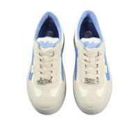 Trainingsschuh BUFFALO "Buffalo CAJO", Damen, Gr. 36, blau (cream, blau), Polyurethan, Schuhe (50821264-36) cream, blau