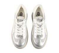 Trainingsschuh BUFFALO "Buffalo CAJO", Damen, Gr. 36, silber, weiß, Schuhe (32229750-36) silber, weiß