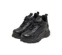 Trainingsschuh BUFFALO "Buffalo CLD CHAI - VEGAN NAPPA", Damen, Gr. 38, schwarz croco, unifarben, Schuhe (95516640-38) schwarz croco