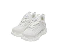 Trainingsschuh BUFFALO "Buffalo Cld Chai Vegan Nappa/Mesh", Damen, Gr. 37, triple weiß, Kunstfaser, Schuhe (48928816-37) triple weiß