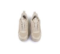 Trainingsschuh BUFFALO "Buffalo Cld Chai - Vegan Nappa/Nubuck", Damen, Gr. 38, beige leo, Polyurethan, Schuhe (20872447-38) beige leo