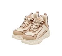 Buffalo Damen Sneaker CLD Chai – Plateau, vegan Nubuck/Nappa – Beige/Copper, Gr. 38