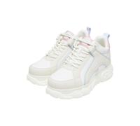Trainingsschuh BUFFALO "Buffalo CLD CORIN", Damen, Gr. 40, beige (weiß, pink, blau), Polyurethan, Schuhe (55233030-40) weiß, pink, blau