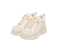 Trainingsschuh BUFFALO "Buffalo CLD CORIN WARM - VEGAN PATENT/", Damen, Gr. 38, cream, unifarben, Schuhe (75087328-38) cream